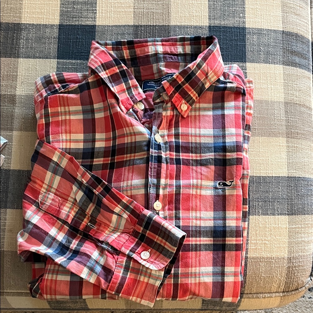 Vineyard Vines Men's Multicolor Plaid Shirt